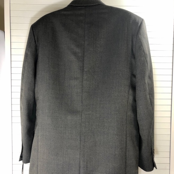 Jones New York Men’s 44L Wool Sportcoat NWT Brown Houndstooth 3-Button Jacket - Picture 6 of 8